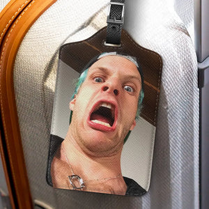 Photo personnalisée : rien de tel qu'un vol pour se vider la tête - Étiquette de bagage personnalisée pour voyage - Cadeau vacances d'été, cadeau pour les amoureux du voyage d'aventure