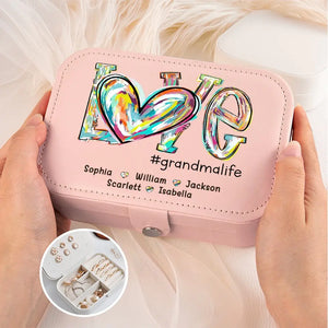 Les grands-mères sont des mamans avec beaucoup de glaçage - Coffret à bijoux personnalisé pour la famille - Cadeau pour maman, grand-mère