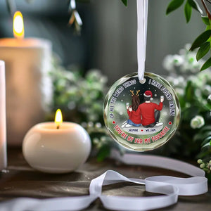 Tu es de loin mon préféré - Ornement en verre personnalisé pour couple - Cadeau pour mari et femme, anniversaire
