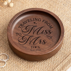 En plus du chocolat, tu es mon préféré - Plat à bijoux en bois personnalisé pour couple - Cadeau pour mari et femme, anniversaire