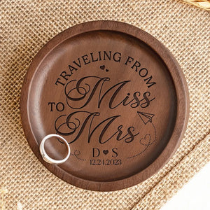 En plus du chocolat, tu es mon préféré - Plat à bijoux en bois personnalisé pour couple - Cadeau pour mari et femme, anniversaire