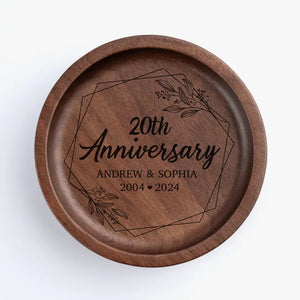 Toi et moi, on a ça ! Plat à bijoux en bois personnalisé pour couple ! Cadeau pour mari et femme, anniversaire