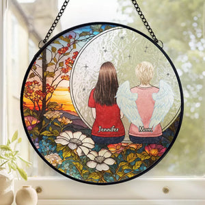 Nos souvenirs sont innombrables - Attrape-soleil personnalisé à suspendre sur un vitrail - Cadeau de condoléances pour les membres de la famille