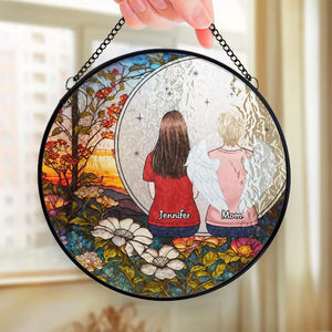 Nos souvenirs sont innombrables - Attrape-soleil personnalisé à suspendre sur un vitrail - Cadeau de condoléances pour les membres de la famille