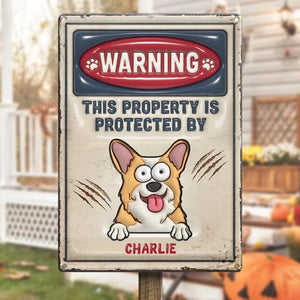 La vie serait dure sans toi - Plaque en métal personnalisée avec effet gonflable 3D pour chien - Cadeau de pendaison de crémaillère pour les propriétaires d'animaux et les amoureux des animaux