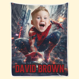 Couverture personnalisée pour bébé : découvrez votre super-héros intérieur ! Cadeau pour nouveau-né, enfant ou bébé
