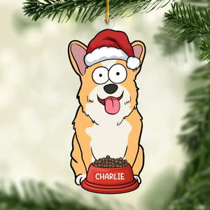Apportez de la joie à votre sapin avec une décoration personnalisée pour animaux de compagnie - Décoration personnalisée pour chien et chat - Acrylique en forme personnalisée - Cadeau de Noël pour les propriétaires et les amoureux des animaux