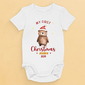 La magie de Noël dans un petit paquet - Body bébé personnalisé pour toute la famille - Cadeau de Noël pour bébé, enfant et nouveau-né