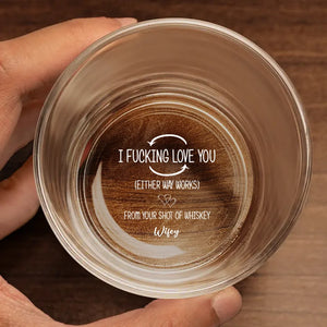 Vous donnez une signification particulière à l'amour - Verre à whisky personnalisé pour couple - Cadeau pour mari et femme, anniversaire