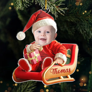 Photo personnalisée Chaque moment avec nos enfants est un cadeau qui vaut la peine d'être chéri - Ornement personnalisé personnalisé pour la famille - Forme personnalisée en acrylique - Cadeau de Noël pour bébé, enfants, nouveau-né