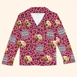 Pyjama personnalisé avec photo « Mon animal est mon bonheur » - Pyjama personnalisé pour chien et chat - Cadeau de Noël pour les propriétaires et les amoureux des animaux