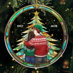 Votre amour est comme à la maison - Ornement personnalisé pour couple - Forme personnalisée en acrylique - Cadeau de Noël pour mari et femme, anniversaire