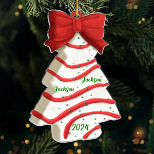 Chaque famille a une histoire et nous écrivons la nôtre - Ornement personnalisé pour la famille - Forme personnalisée en acrylique - Cadeau de Noël pour les membres de la famille