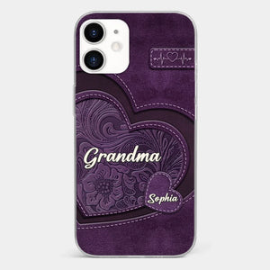 Coque de téléphone transparente imprimée effet gonflé 3D personnalisée - Cadeaux d'anniversaire personnalisés pour maman, grand-mère - Tu es la mère que tout le monde rêve d'avoir