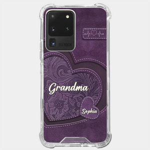 Coque de téléphone transparente imprimée effet gonflé 3D personnalisée - Cadeaux d'anniversaire personnalisés pour maman, grand-mère - Tu es la mère que tout le monde rêve d'avoir