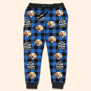 Photo personnalisée « Vous êtes le meilleur cadeau sous le sapin » - Pantalon de survêtement unisexe personnalisé pour chien et chat - Cadeau de Noël pour les propriétaires et les amoureux des animaux