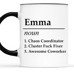 Tasse personnalisée « Super collègue » - Cadeau de Noël pour collègues, collègues de travail, collègues