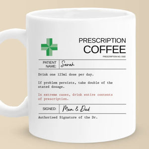 Prenez la vie avec une touche d'humour - Mug personnalisé pour la famille - Cadeau amusant pour vous et les membres de votre famille