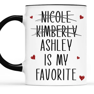 Tu es mon préféré - Tasse personnalisée avec accents - Cadeau de Noël pour les meilleurs amis, sœurs, membres de la famille, collègues