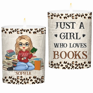 Encore un chapitre ! Bougie parfumée sans fumée personnalisée ! Cadeau de Noël pour les amoureux des livres