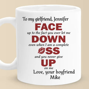 Tu ne m'abandonneras jamais - Tasse personnalisée pour couple - Cadeau de Noël pour mari et femme, anniversaire
