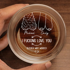 Tu es la plus grande joie de mon cœur - Verre à whisky personnalisé pour couple - Cadeau pour mari et femme, anniversaire