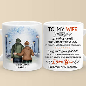 Toujours main dans la main après toutes ces années - Tasse personnalisée pour couple - Cadeau pour mari et femme, anniversaire
