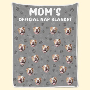 Custom Photo Official Nap Blanket - Dog & Cat Personalized Custom Blanket - Gift For Pet Owners, Pet Lovers