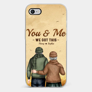 Toi et moi, on l'a compris - Coque de téléphone transparente personnalisée pour couple - Cadeau pour mari et femme, anniversaire