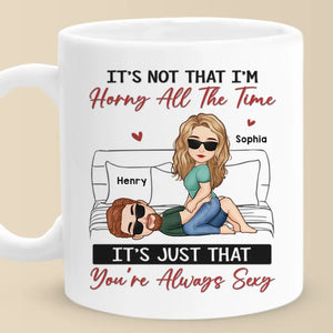 L'amour est la beauté de l'âme - Tasse personnalisée pour couple - Cadeau pour mari et femme, anniversaire