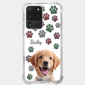 Coque de téléphone transparente personnalisée avec photo « Mon meilleur ami a quatre pattes » pour chien et chat, effet gonflable 3D personnalisé, imprimée, cadeau pour propriétaires et amoureux des animaux