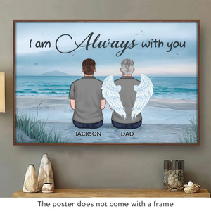 Chaque jour avec toi est un cadeau - Affiche horizontale personnalisée commémorative - Cadeau de condoléances pour les membres de la famille