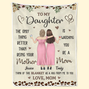 L'amour d'une mère est infini et inconditionnel - Couverture familiale personnalisée - Fête des Mères, cadeau pour maman, fille
