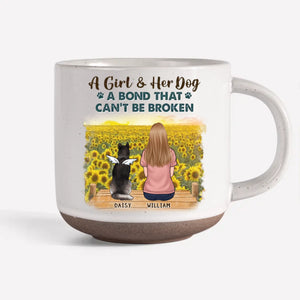 Furry Friends Make The Best Companions - Dog Personalized Custom Printed Pottery Mug - Gift For Pet Owners, Pet Lovers