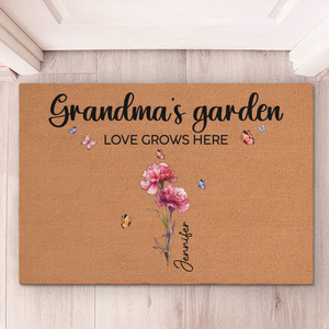 Une maison a besoin d'une grand-mère - Tapis décoratif personnalisé pour la maison - Cadeau de Noël, cadeau de pendaison de crémaillère pour grand-mère et grands-parents