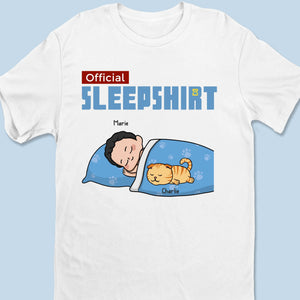 Le bonheur, c'est une journée tranquille au lit avec mes amis à quatre pattes ! T-shirt unisexe personnalisé pour chien et chat, t-shirt premium, sweat à capuche ! Cadeau pour les propriétaires et les amoureux des animaux.