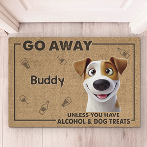 Entrée approuvée par les pattes pour les meilleurs invités - Tapis décoratif personnalisé pour chien - Cadeau de pendaison de crémaillère pour propriétaires et amoureux des animaux