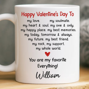 Custom Mug - Personalized Anniversary Wedding Gifts For Husband And Wife, Him And Her - Our Love Moves Forward