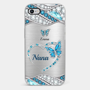 Custom Clear Phone Case - Personalized Mother's Day Birthday Gifts For Mom, Grandma - Mother’s Day, Held With Grace