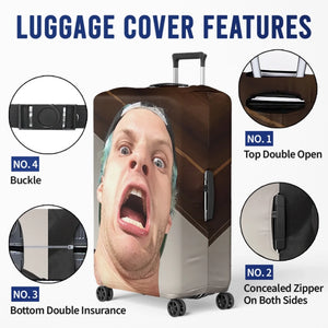 Photo personnalisée : tout ce dont vous avez besoin, c'est d'amour et d'un passeport - Housse de bagage personnalisée pour voyage - Cadeau pour les vacances d'été, cadeau pour les amateurs de voyages d'aventure