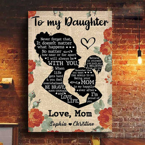 I'm Proud Of You - Personalized Vertical Canvas.