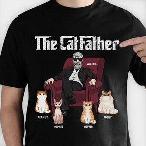 Le Père Chat, Papa Chat en Costume - Cadeau pour Papa Chat - T-shirt unisexe personnalisé, sweat à capuche