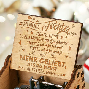 An Meine Tochter, Alles Liebe - Musikbox - Geschenk für Tochter allemand