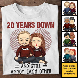 We Still Annoy Each Other - Personalized Unisex T-shirt, Hoodie - Gift For Couples, Husband Wife