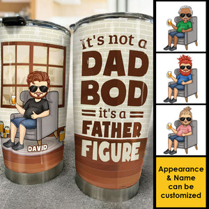 Ce n'est pas un corps de papa, mais une figure paternelle charmante - Cadeau pour papa, grand-père - Gobelet personnalisé