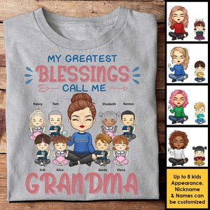 Mes plus grandes bénédictions Appelez-moi grand-mère - Cadeau pour grand-mère - T-shirt unisexe personnalisé, sweat à capuche
