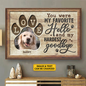 Tu aurais vécu éternellement ! Affiche horizontale personnalisée ! Télécharger une image, cadeau pour les amoureux des animaux