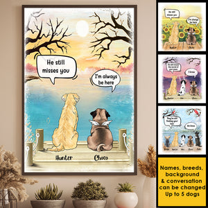 In Heaven - Still Talk About You - Personalized Vertical Poster.