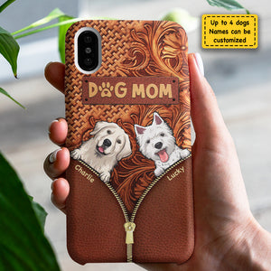 Maman de chiens géniaux - Cadeau pour maman chien, coque de téléphone personnalisée