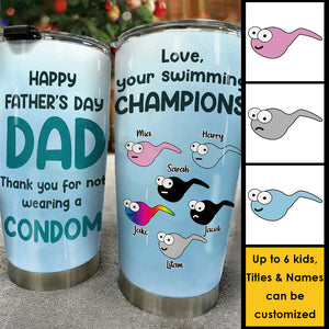 Merci de ne pas porter de préservatif - Gobelet personnalisé - Cadeau pour papa, cadeau pour la fête des pères